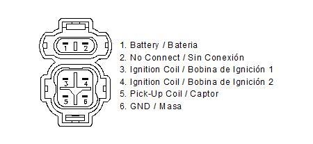 Motoplat CDI For Honda XL 600 V 1987-1988 Black Blue 01608-0P