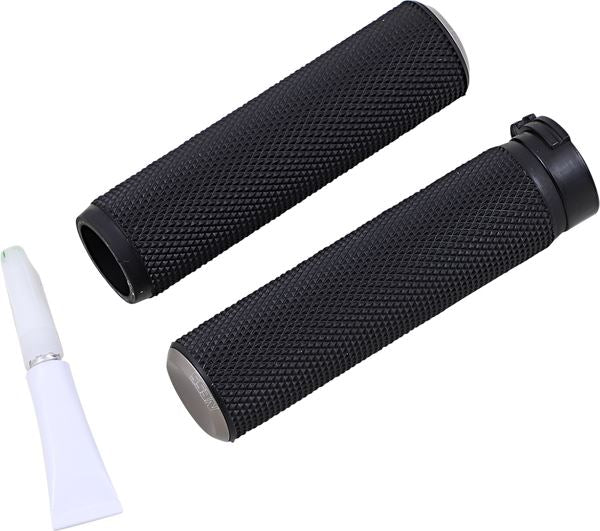 Arlen Ness Knurled Grips Black For Harley Davidson XL 883 N 76-22 07-338