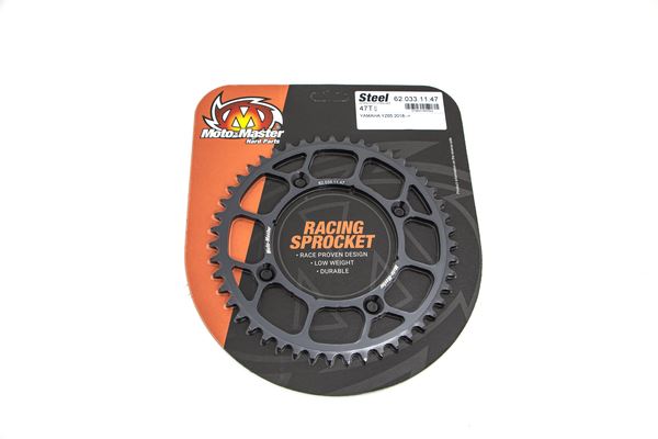 Moto-Master Rear Sprocket For Yamaha YZ 65 2018-2026 Black Steel 62.033.11.47