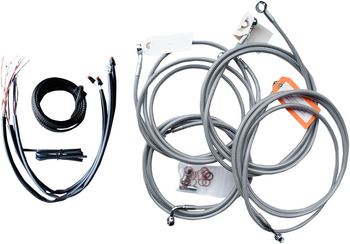 LA Choppers Ape Hanger Handlebar Kit For Harley FLHTCU 2014-2015 LA-7361KT1-14
