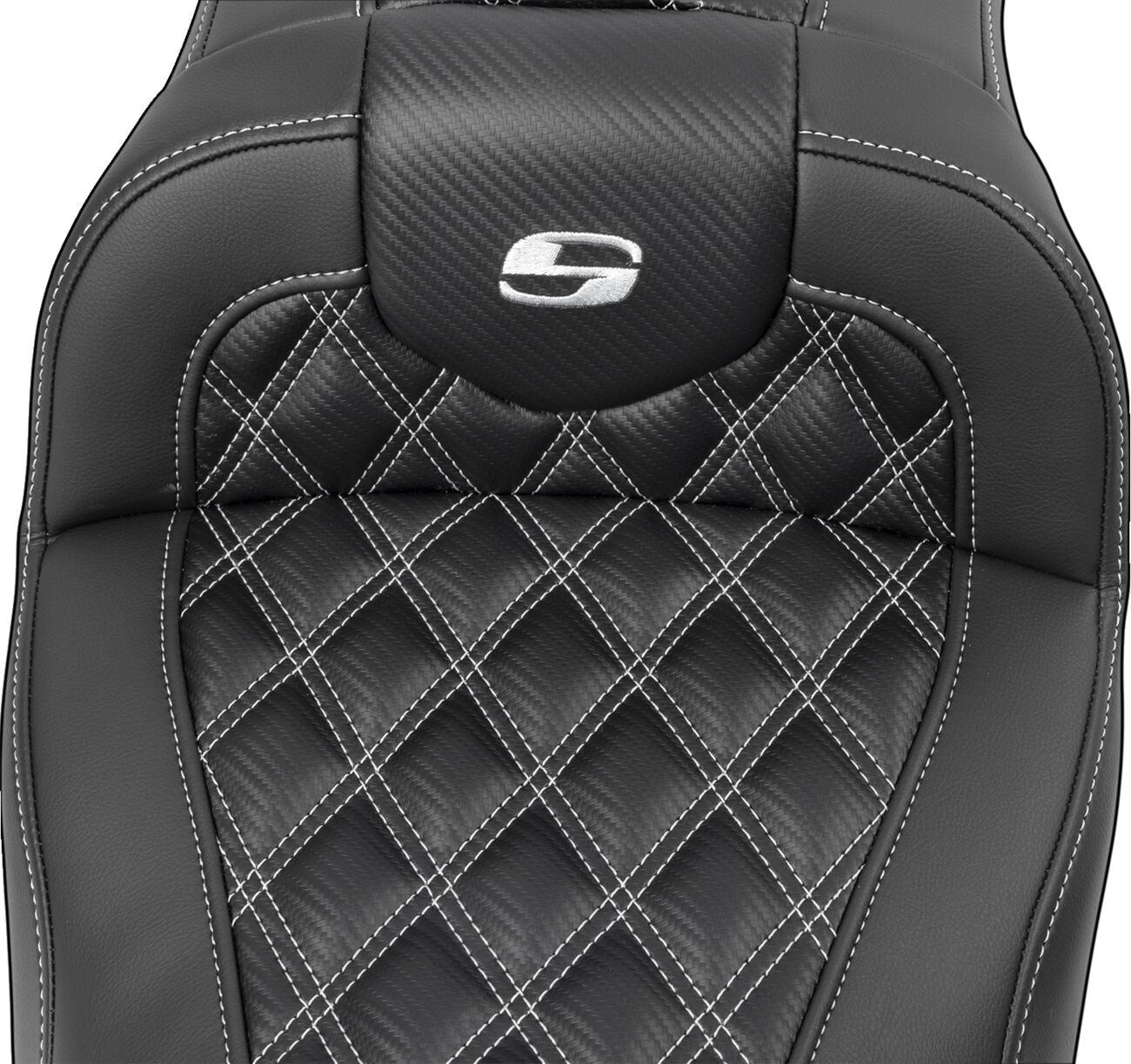 Saddlemen Roadsofa Stitch Seat With Backrest For HD FLTRXSE 1977 23-24 823-07-206B5