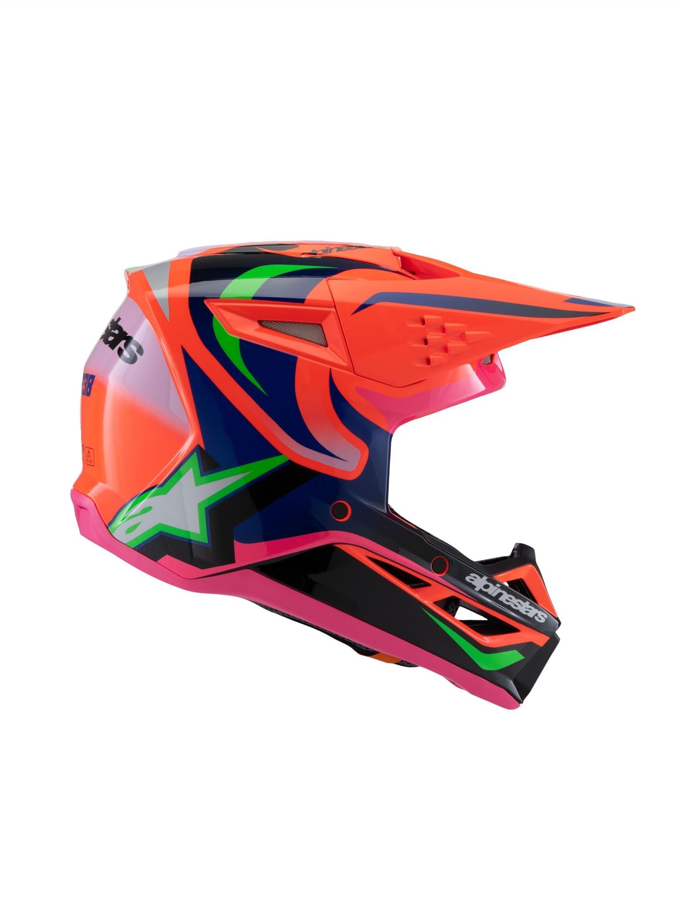 ALPINESTARS Youth SM3 Deegan Orange/Multi MX Helmet