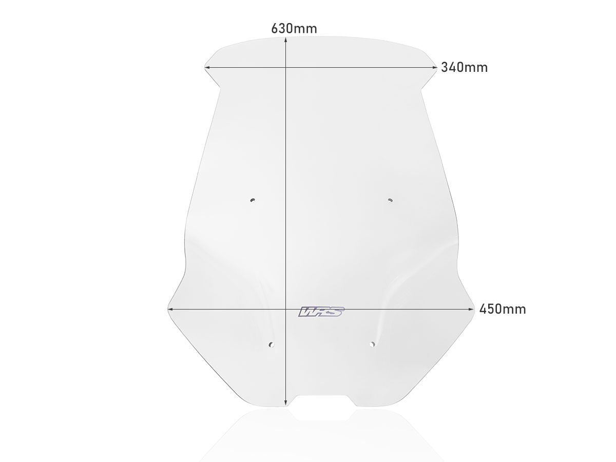 WRS Windscreen Tour Honda Adv350 Clear Ho056t