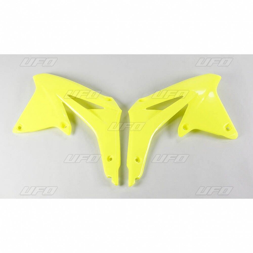 UFO RADIATOR COVERS SUZUKI RMZ450 FLUO YELLOW SU04927-DFLU