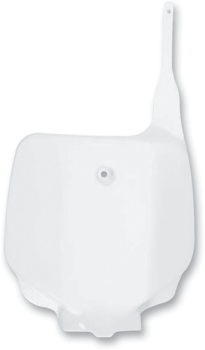 UFO FRONT NUMBER PLATE KAWASAKI KX85 WHITE KA03712-047