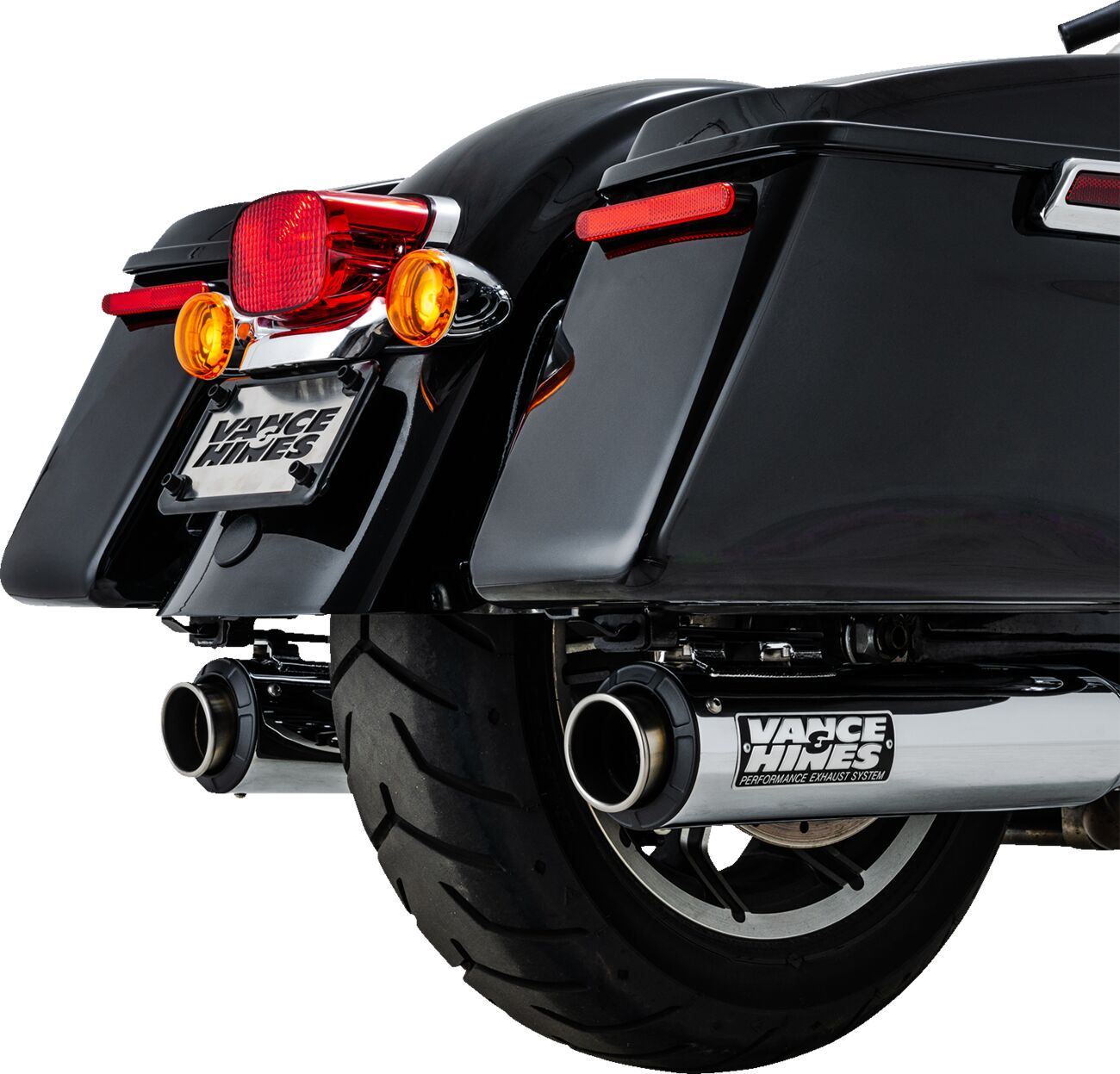 Vance & Hines Supersport Slip-On Mufflers Chrome For HD FLHRXS 1868 17-24 16721