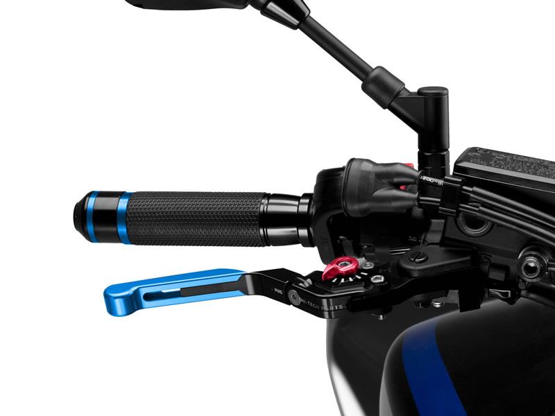 Puig Extendable Folding V3 Brake (Blue Extender With Blue Selector) Red 0798H