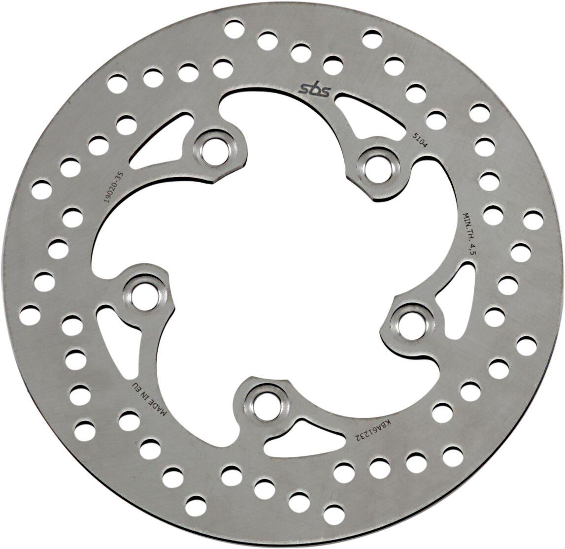 Sbs Brake Rotor For Suzuki GSX-R 600 1985-2018 Silver 5104