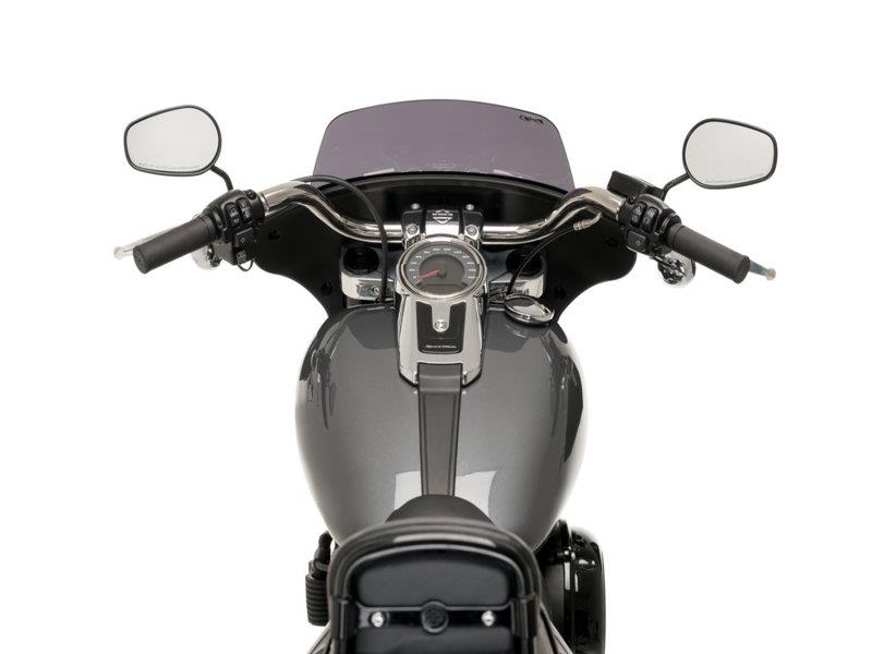 PUIG Batwing Sports Screen Black for Harley Davidson Softail Sport Glide FLSB 18-24 21340N