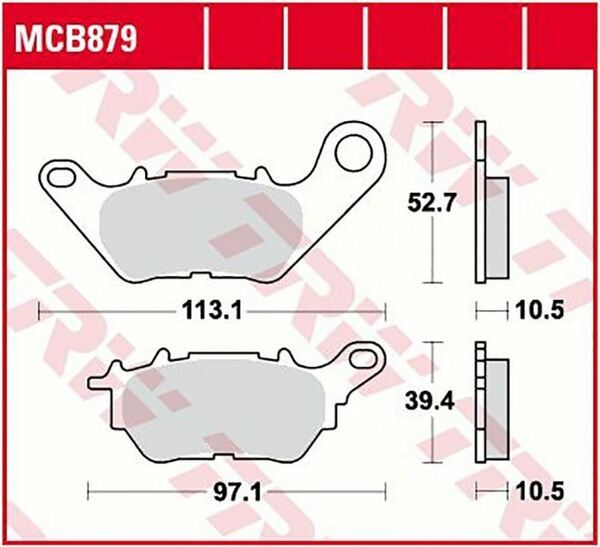 Trw All Round Sintered Metal Brake Pads For Yamaha MT-03 2015-2026 MCB879