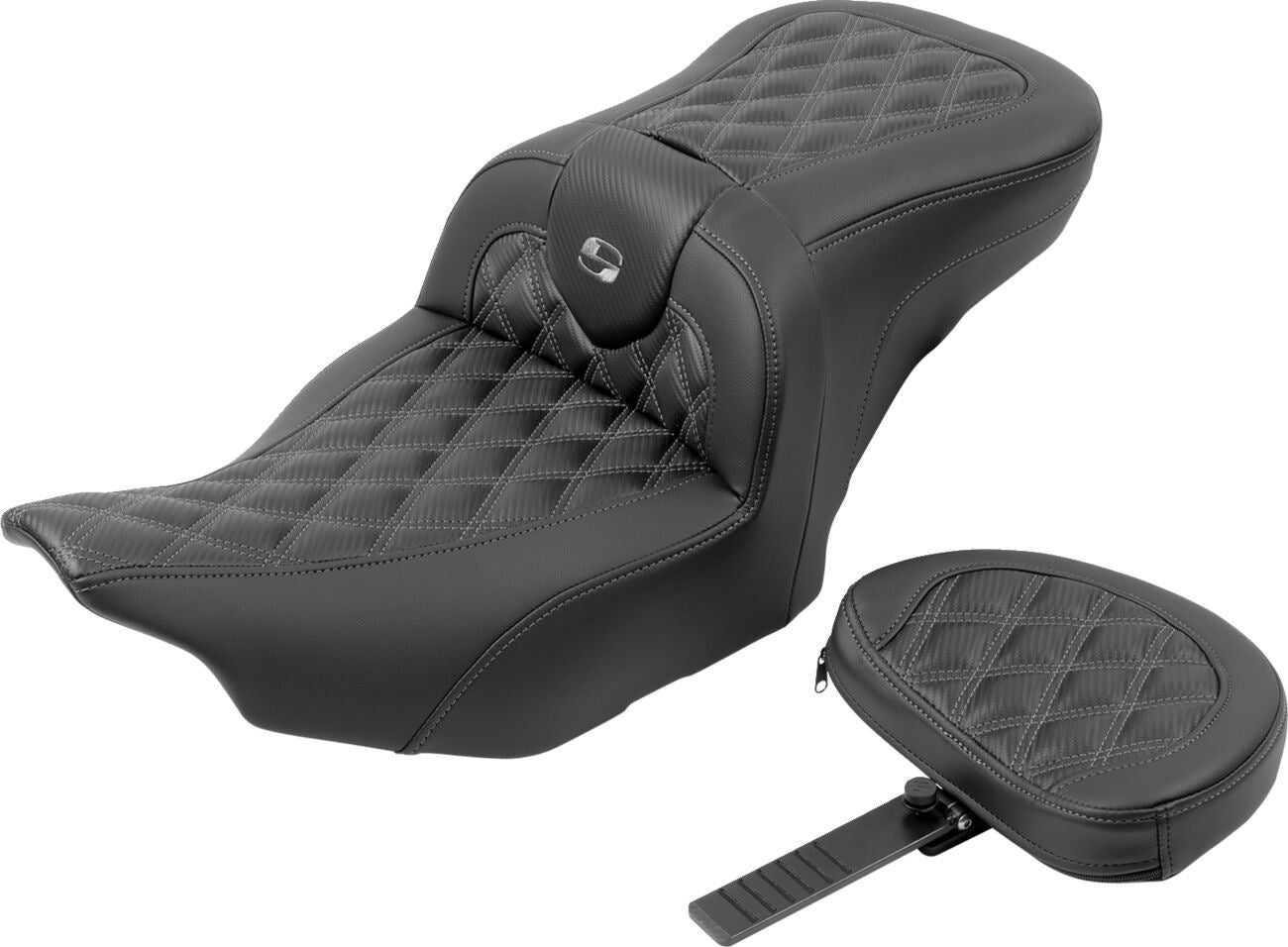 Saddlemen Roadsofa Stitch Seat With Backrest For HD FLTRXSE 1977 23-24 823-07-206B2