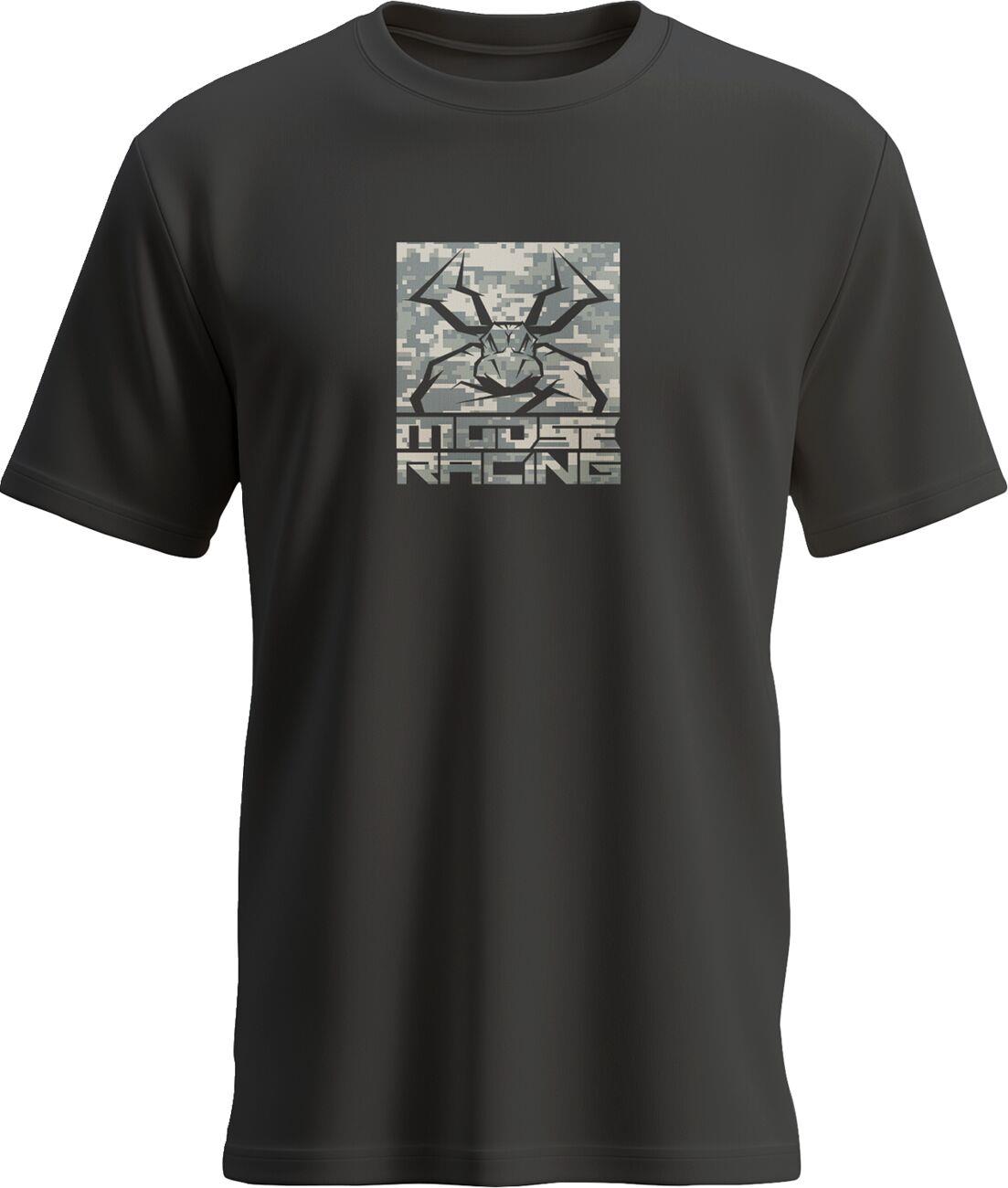 Moose Racing T-Shirt Agroid Camo Black