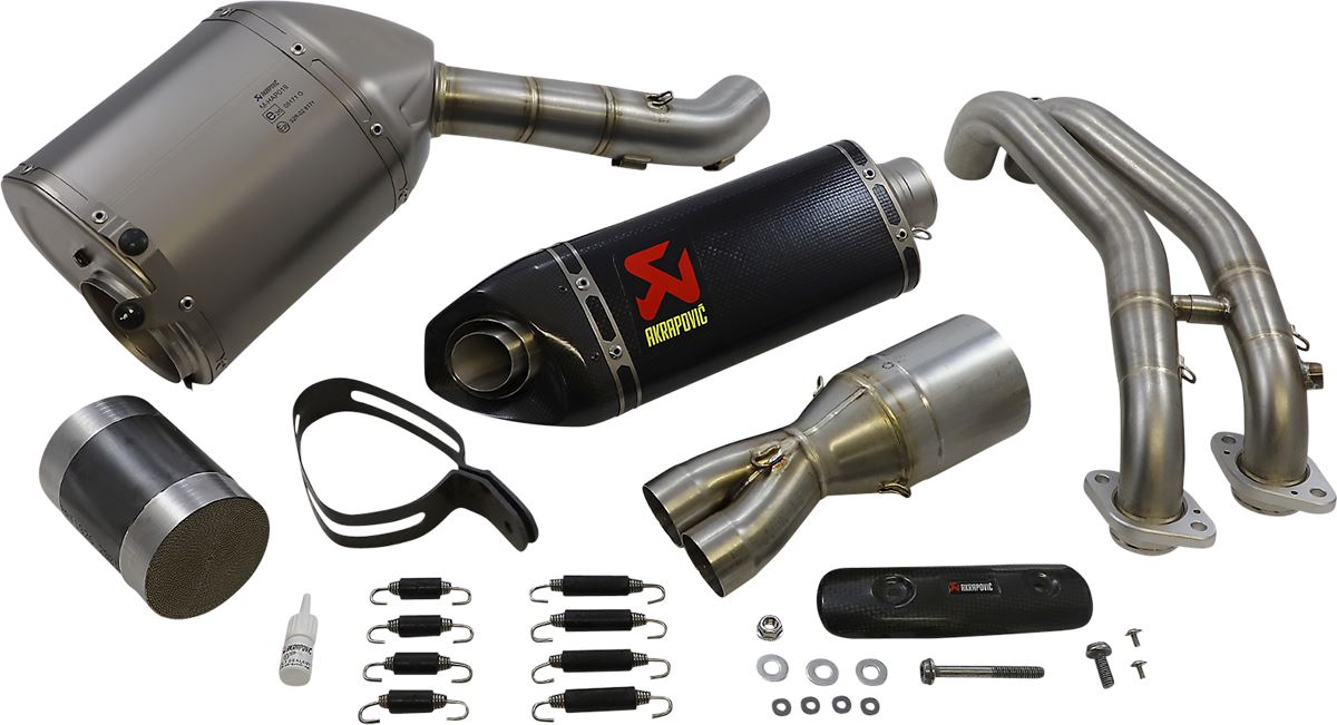 Akrapovic Racing Line Exhaust System SS/CF For Aprilia RS 660 20-24 S-A6R4-HAPC