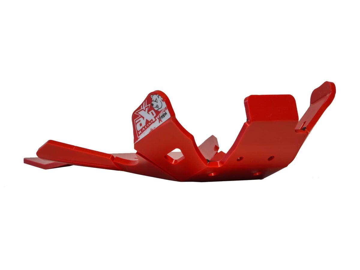 AXP Racing Skid Plate Red Polyethylene (Hdpe) For Rieju Mr 2021-2024 Ax1716