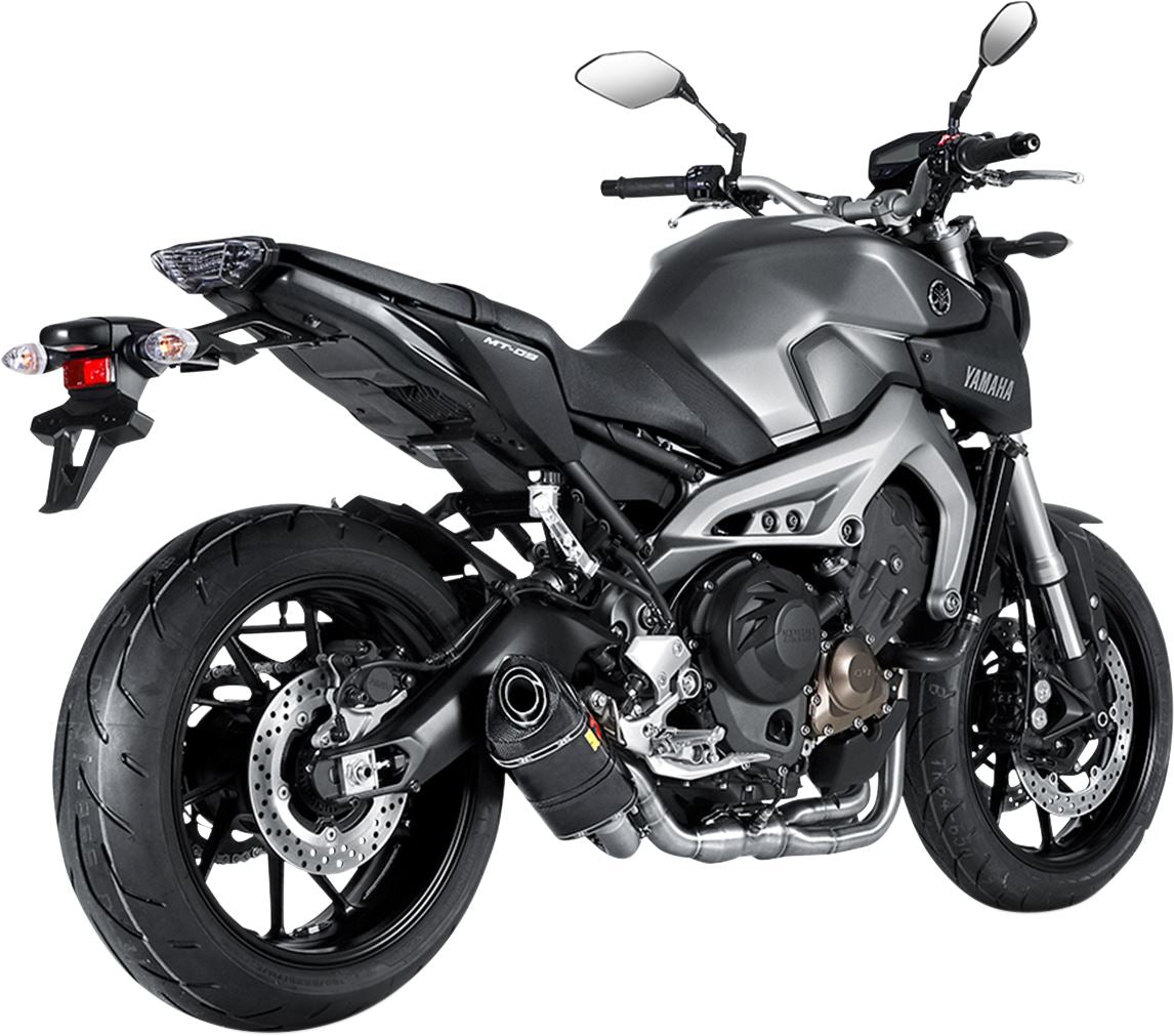 Akrapovic Racing Line Exhaust System Black Steel For Yamaha XSR 900 14-21 S-Y9R2-AFC