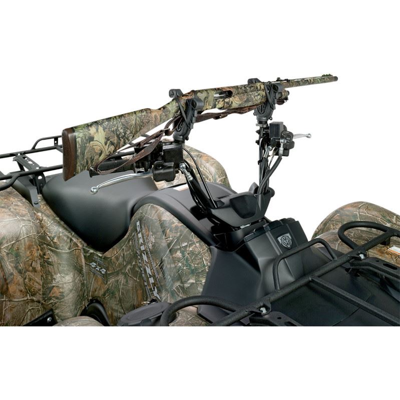 Quad Bike V-Grip Single Handlebar Cushioned Gun Rack ATV