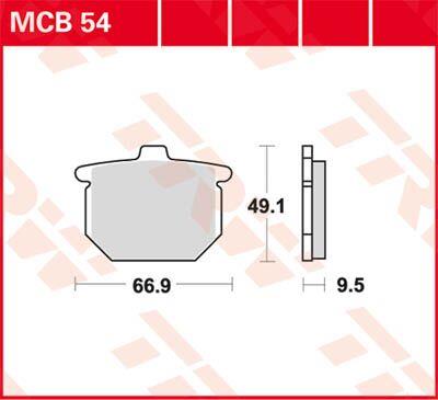 Trw All Round Sintered Metal Brake Pads For Honda CX 500 C 1977-1984 MCB54