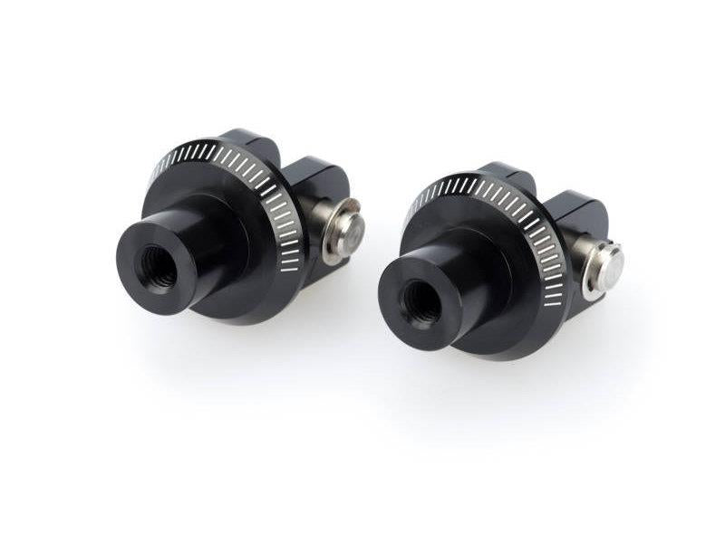 PUIG Footpeg Adaptors Black for Yamaha YZF R1/M/Race/R6 02-24 6457N