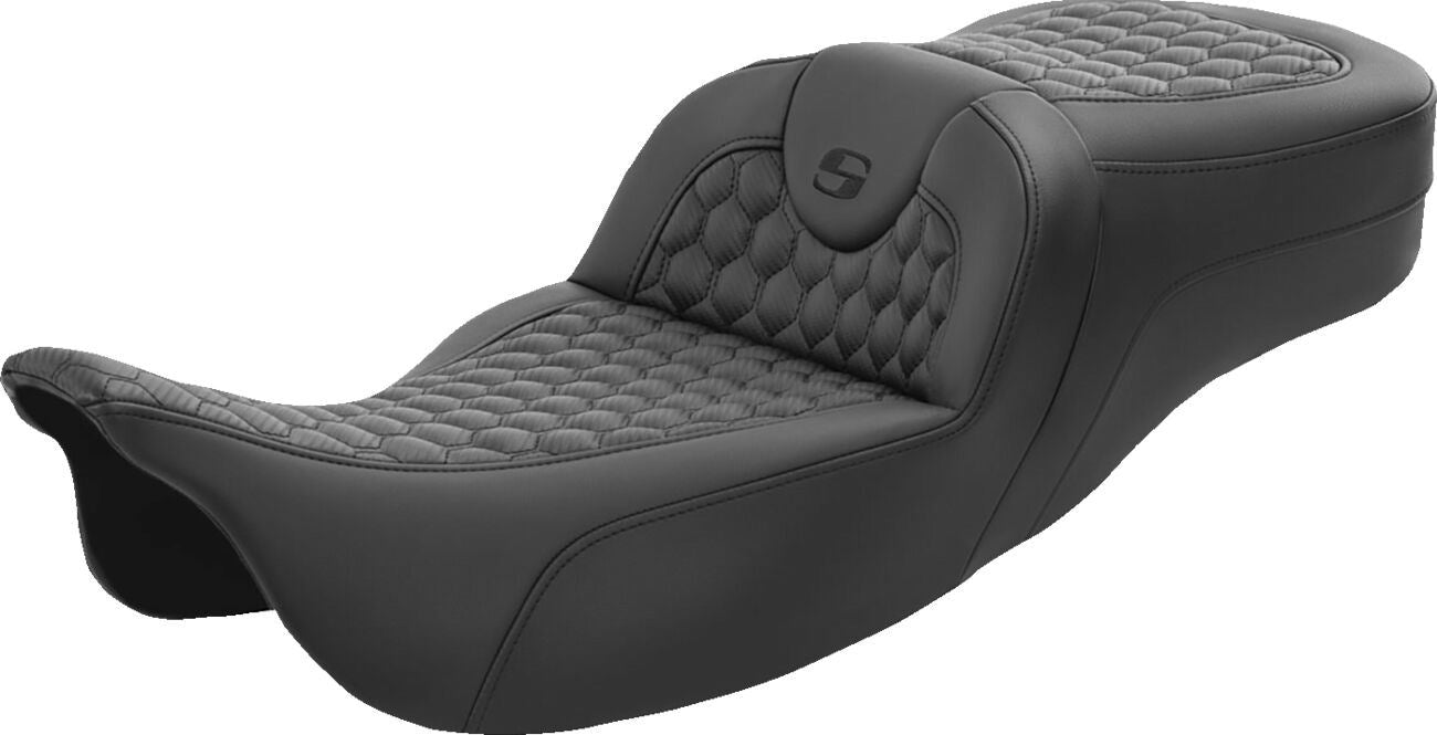 Saddlemen Honeycomb Roadsofa Seat Without Backrest For Harley Davidson FLHRXS 1868 ABS 08-24 808-07B-190