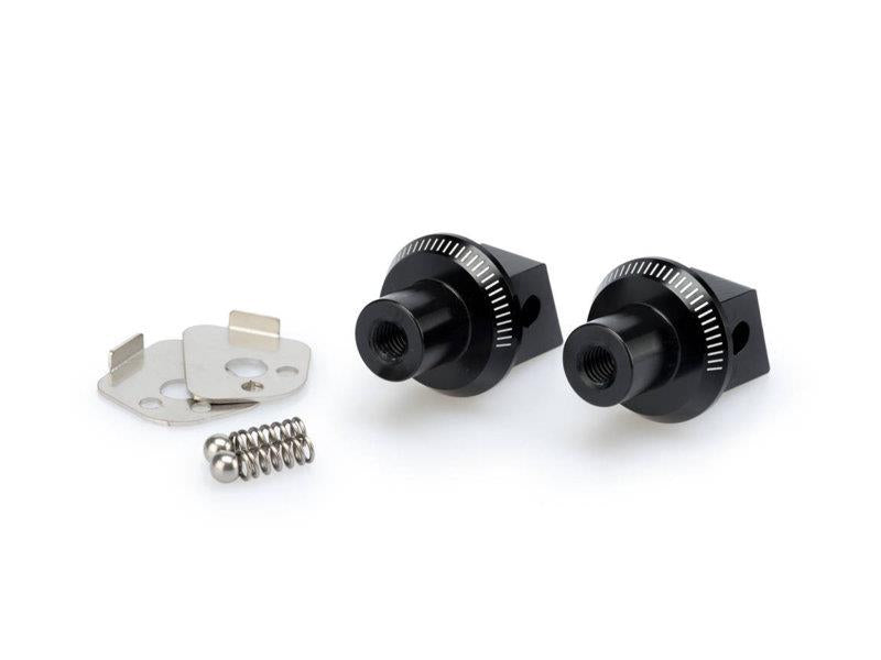 Puig Pillion Footpeg Adaptors Black 7707N