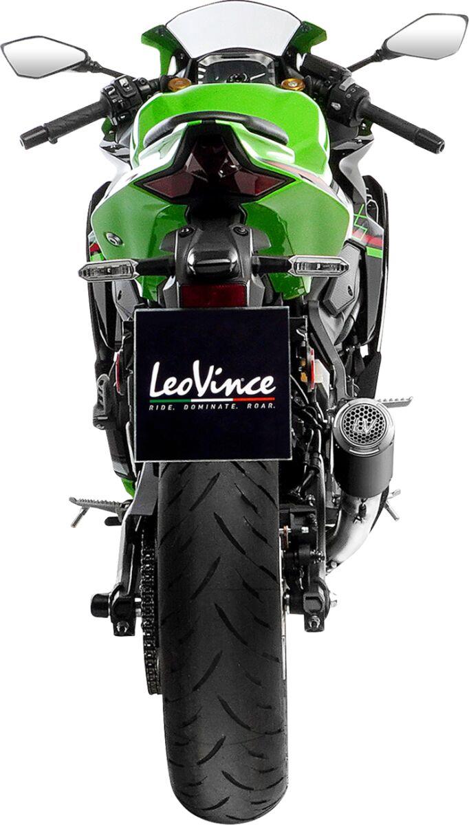 Leovince LV Corsa S Slip-On Muffler For Kawasaki ZX-4 R 400 2024-2026 15409SBU