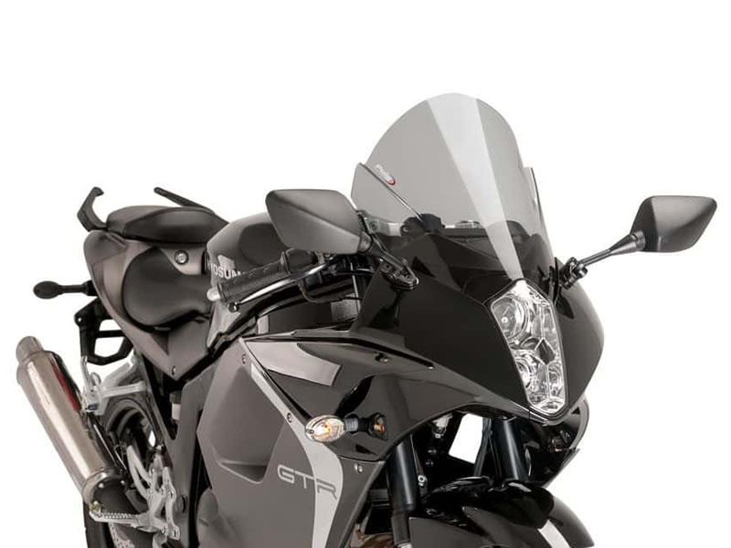 PUIG Z-Racing Screen Light Smoke for Hyosung GT650 iR 13-16 6716H