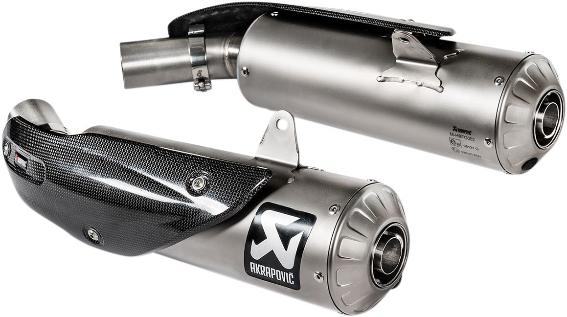 Akrapovic Slip-On Line Muffler TI For Ducati Scrambler 1100 18-24 S-D11SO4-HBFGT