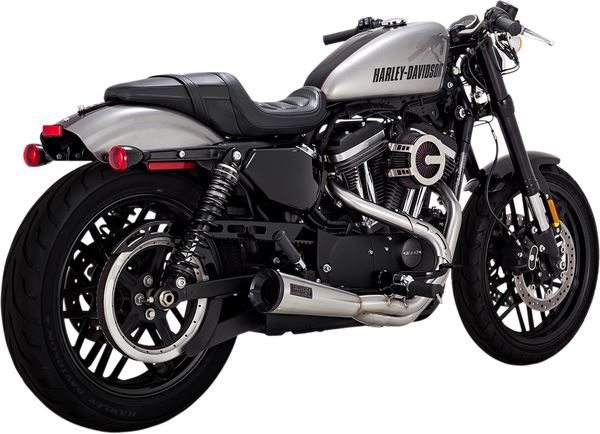 Vance & Hines Stainless 2:1 Upsweep Exhaust System SS For HD XL 883 N 04-22 27627
