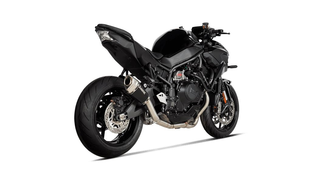 Akrapovic Slip-On Line Muffler TI Black For Kawasaki Z H2 1000 20-24 S-K10SO29-ASZTBL