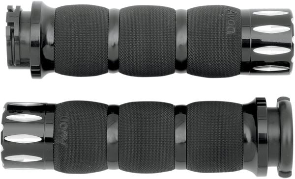 Avon Grips Air Cushioned Grips For Harley Davidson XL 883 N 67-22 AIR-90-ANO-RIV