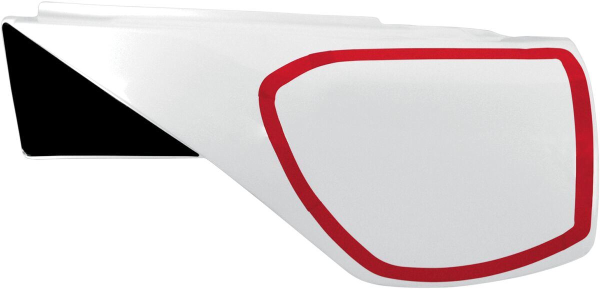 UFO VINTAGE SIDE PANELS YAMAHA TT600 (84-92) WHITE ME08064W