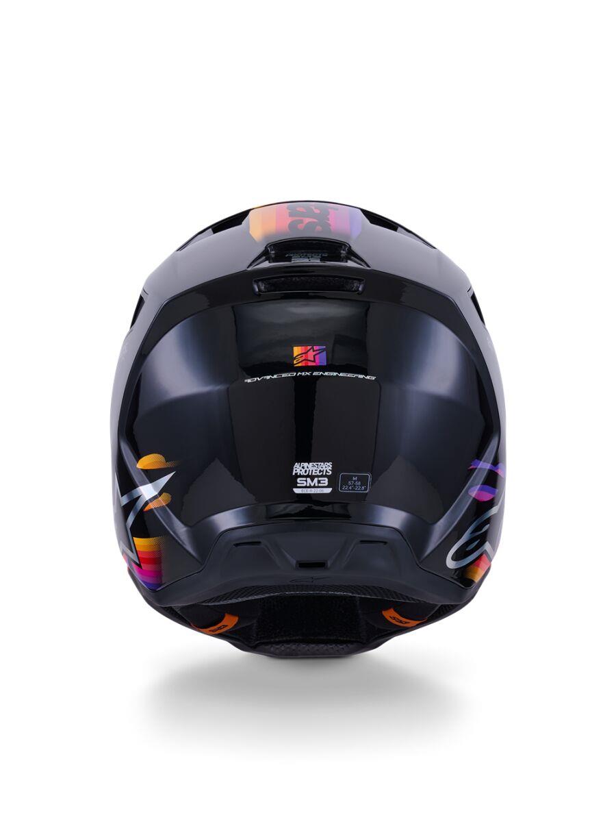 ALPINESTARS SM3 Force Helmet BLACK-GLO 2025 Model