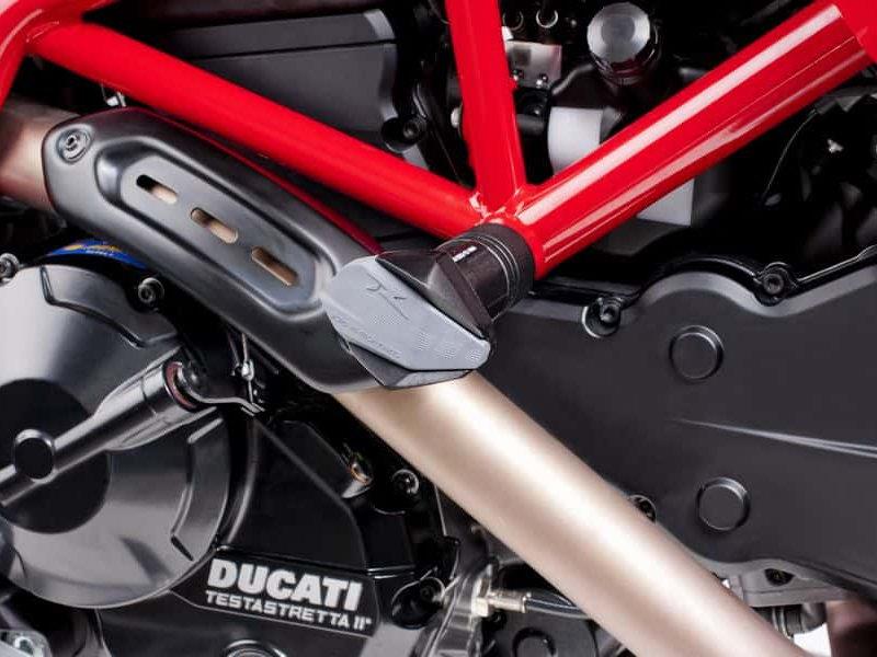 Puig R12 Frame Sliders Black 21544N