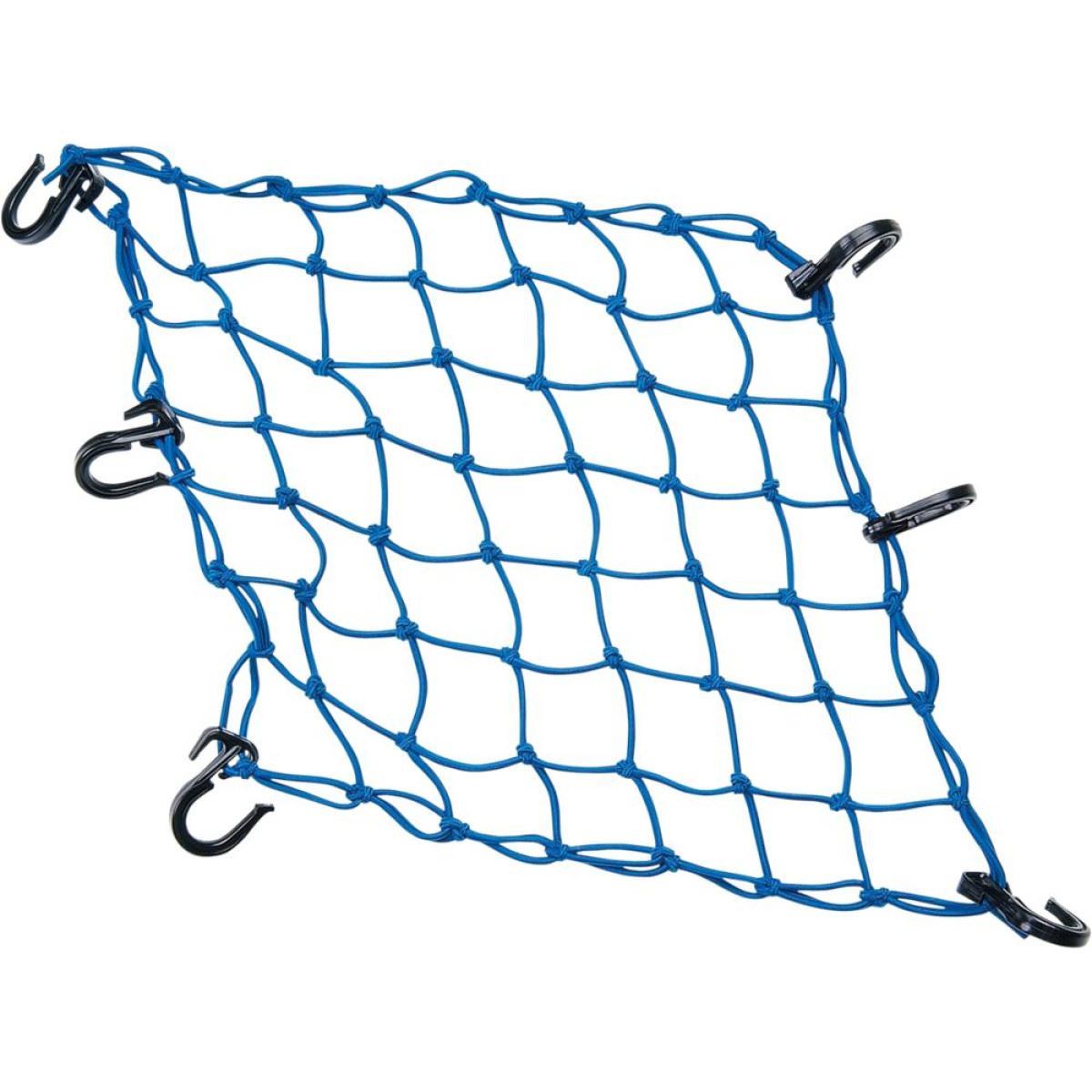 ADJUSTABLE CARGO NET 38cm X 38cm BLUE