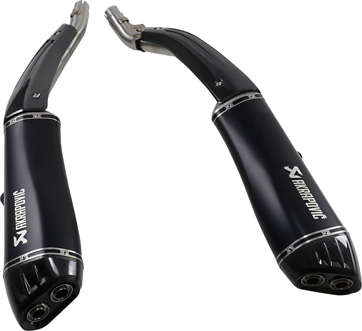 Akrapovic Slip-On Line Muffler TI/CF Black For BMW K 1600 Grand America 18-20 S-B16SO3-HRAATBL