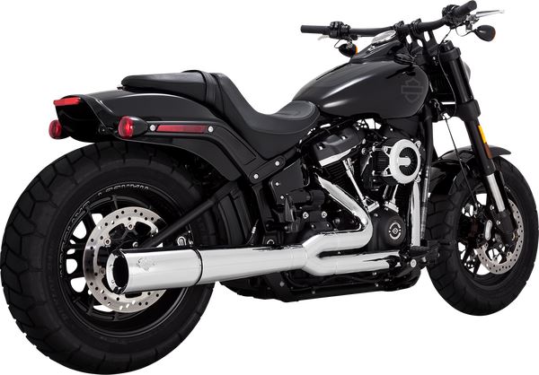 Vance & Hines Pro Pipe 2-into-1 Exhaust System Chrome For HD FXLRS 1923 18-24 17387