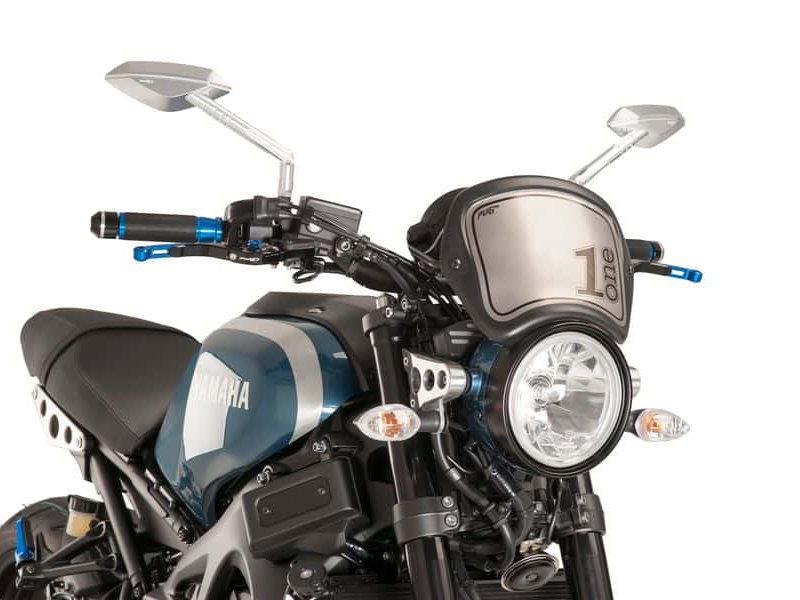 PUIG Retro Fly Screen Matt Black for Yamaha XSR 900 16-21 9168J
