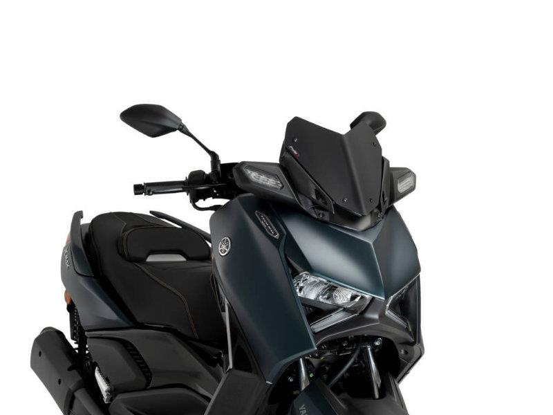 PUIG V-Tech Line Sport Screen Matt Black for Yamaha XMax 125/300/Tech Max 23-25 21744J