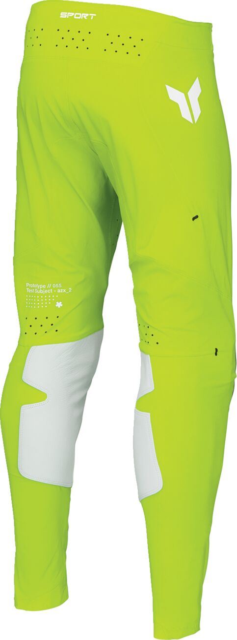 THOR Youth SPORTMODE Riot MX Pants WHITE/ACID 2025 Model