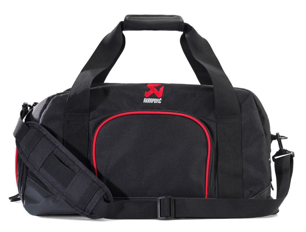 Akrapovic Duffle Bag Black Red Polyester 55L Zipper 802122