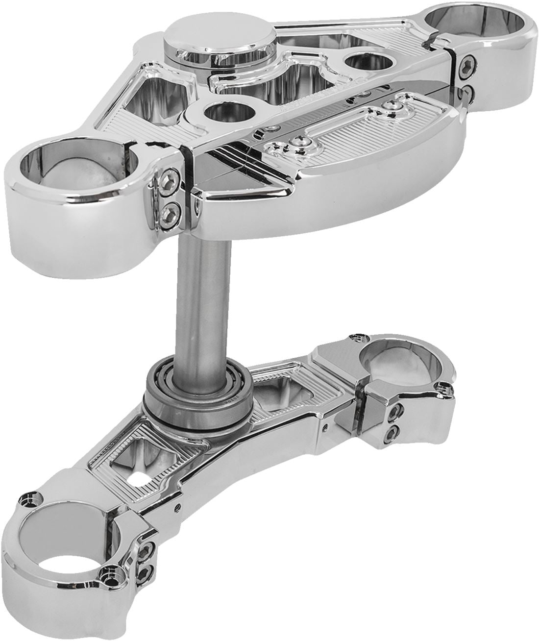 Arlen Ness Method Triple Tree Kits Chrome For HD FLTRXS 1868 15-23 130-009