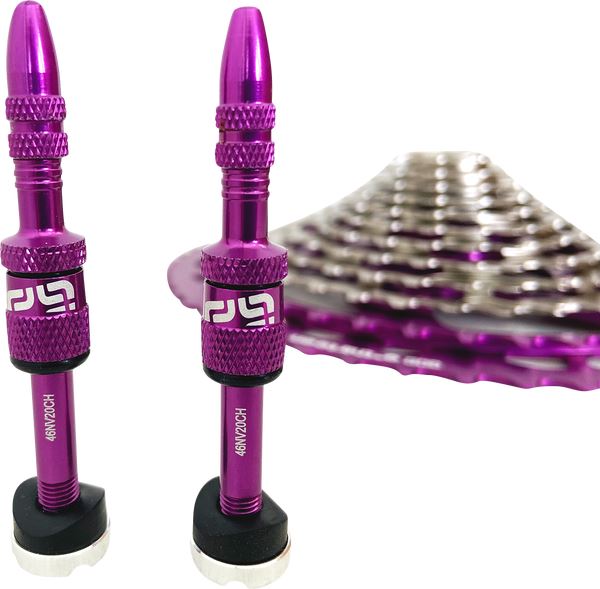 E*THIRTEEN Quick Fill Plasma Valve 16-24MM Purple TR2UNA-110