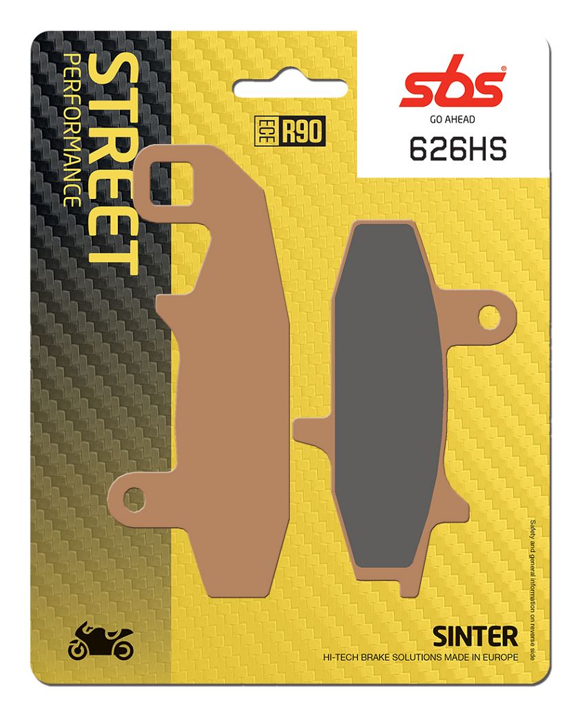 Sbs HS Excel Sintered Front Brake Pads For Suzuki DR 650 R 1988-1992 626HS