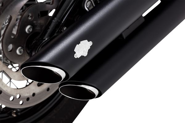 Vance & Hines 3" Twin Slash Slip-On Mufflers For HD FXLRS 1923 18-24 46376