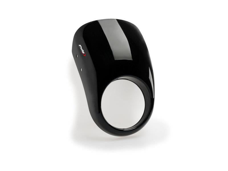 PUIG Anarchy Semi Fairing Black for Harley Davidson Softail Street Bob FXBB 21-24 21216N