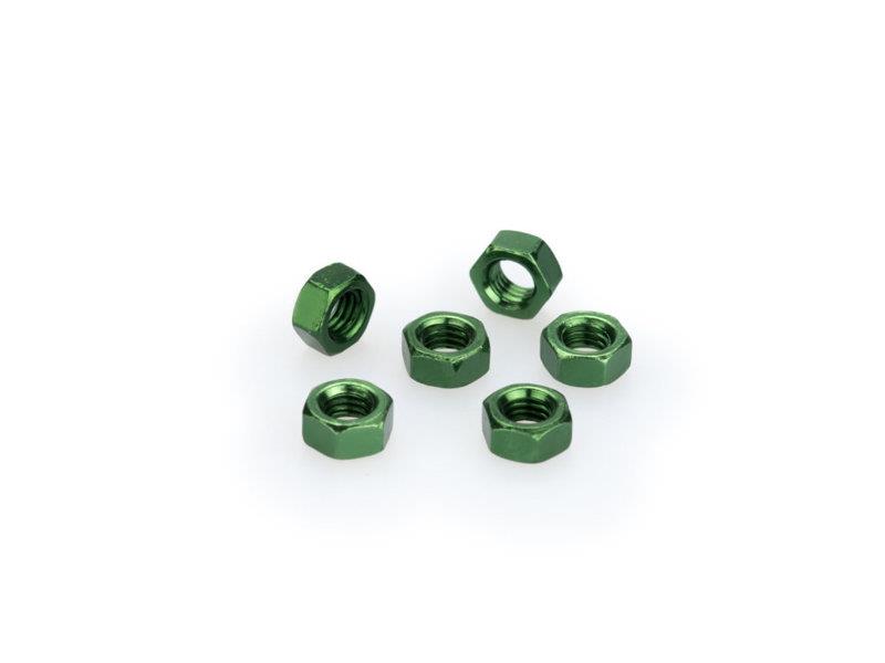 PUIG M5 Screws x 6 Green Universal 0763V