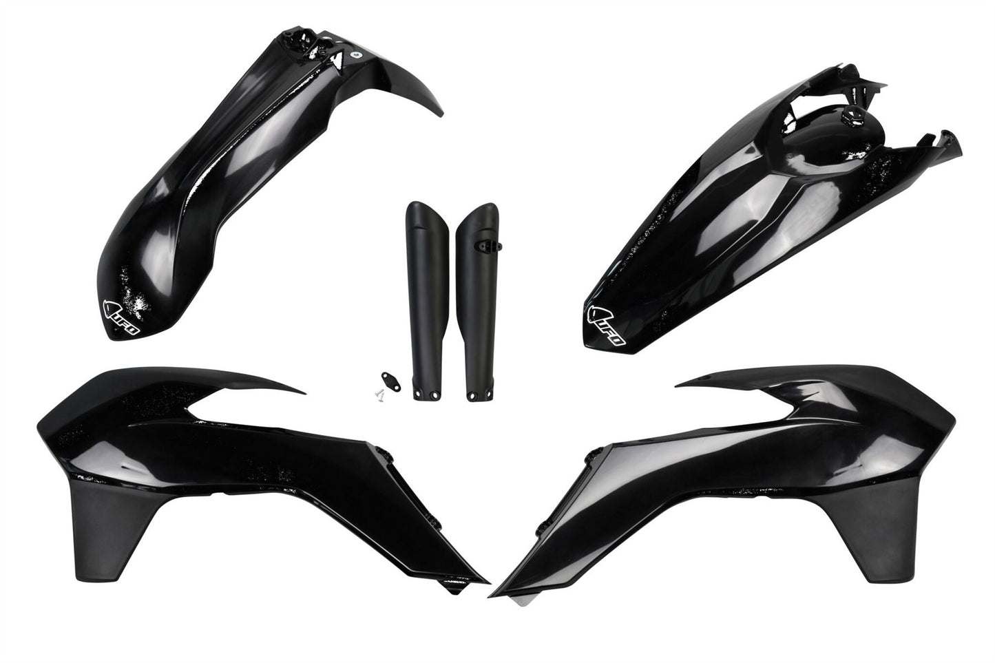 UFO COMPLETE BODY KIT KTM EXC BLACK KTKIT516E-001