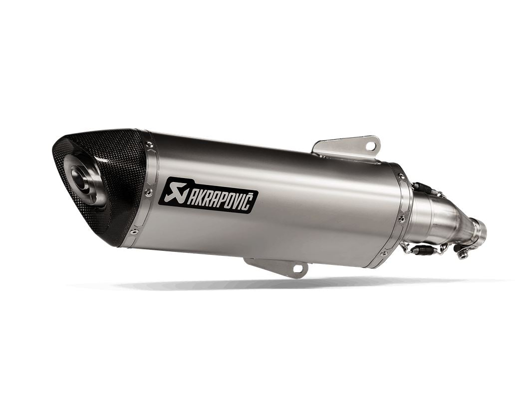 Akrapovic Slip-On Line Muffler SS/CF For Yamaha XMAX 125 21-24 S-Y125SO6-HRSS