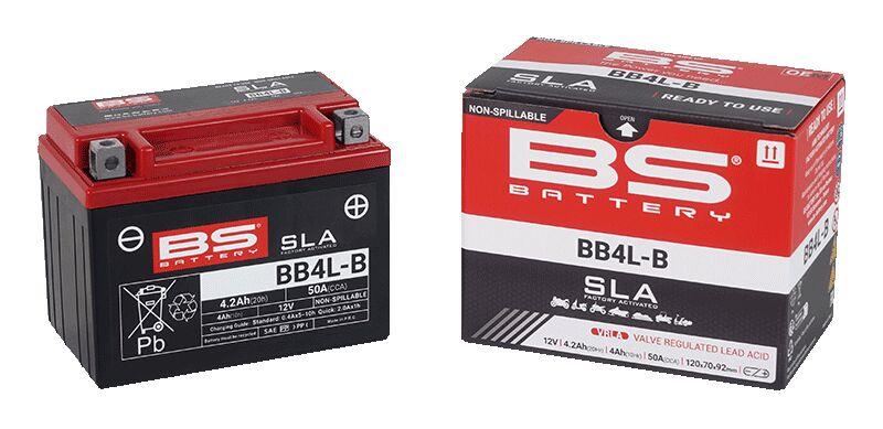 BS Battery SLA Factory-Activated AGM Batteries For Aprilia SX 50 88-20 300665