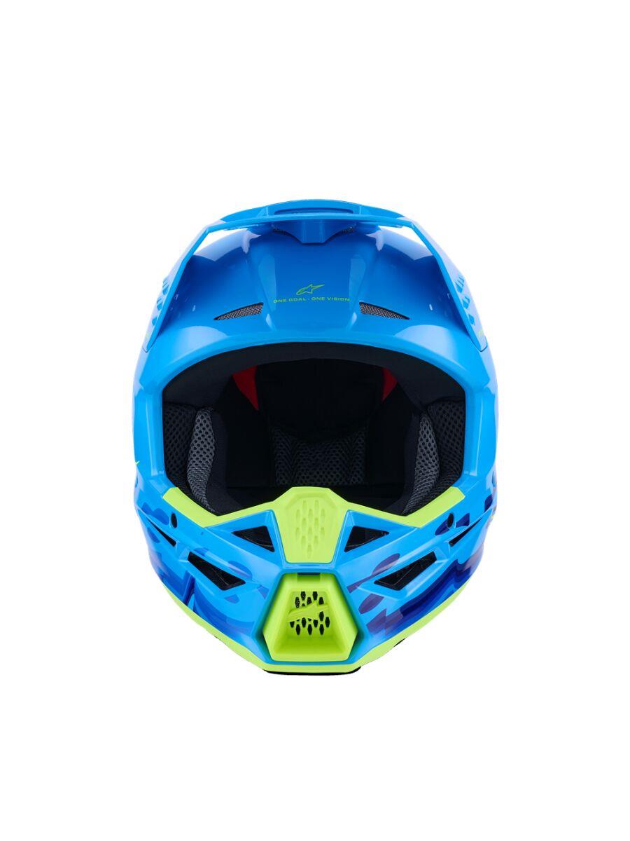ALPINESTARS SM3 Force Helmet CYAN 2025 Model